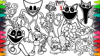 Poppy Playtime CHAPTER 3 Coloring Pages / How to Color All New BOSSES and MONSTERS
