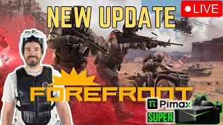 Best New Multiplayer FPS! Forefront! New Update! Battlefield VR Pimax Super & gunstock #live