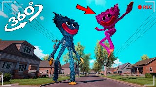 VR 360° Poppy Playtime Huggy Wuggy and Kissi Missy funny horror animation / Part 2