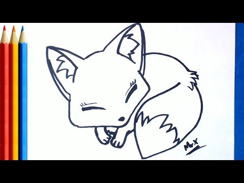 How to Draw an Arctic Fox