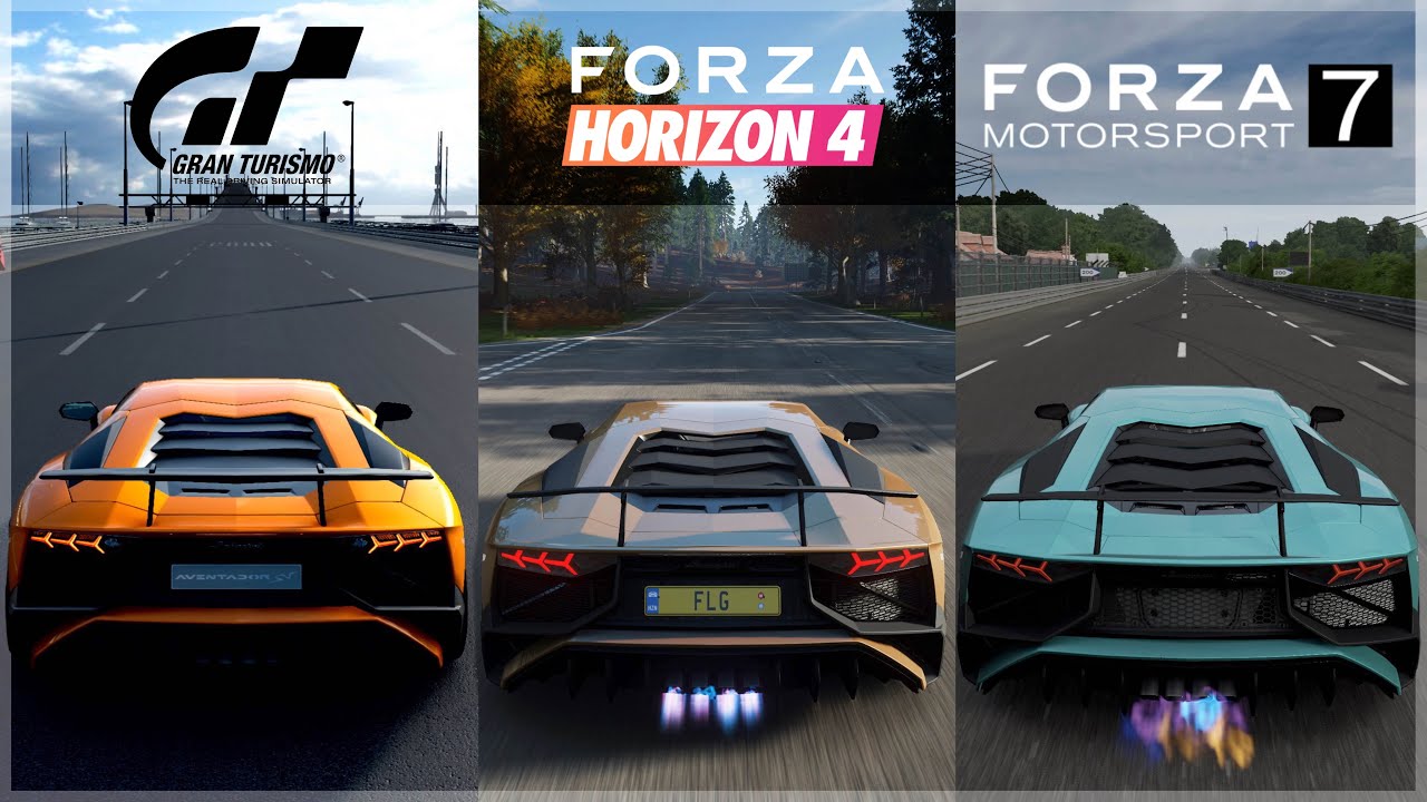 Forza Horizon 4 (Xbox One X) Vs Gran Turismo Sport (PS4 Pro) 