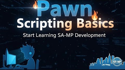 Pawn Scripting Samp 👨🏻‍💻 | Pawn Basics| Part 1 | 🔊 Obitoo_Plaz