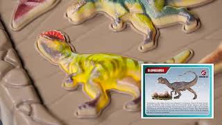 Multilingual Interactive Learning Battle Dinosaur Whack A Mole Pounding Toy With Hammer And Card