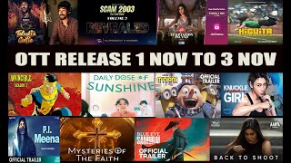 OTT RELEASE 1 NOV TO 3 NOV ottrelease newottreleases viral netflix amazon primevideo