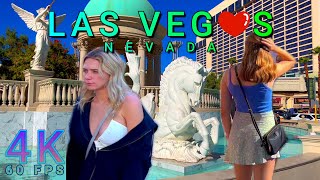 Las Vegas Ceasars Hotel Walk, Nevada USA 4K-UHD