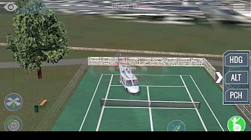 Test-fly Sikorsky S76 to tennis court