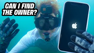 I Found a WORKING iPhone 11 UNDERWATER (Then Found It&#39;s Owner!)