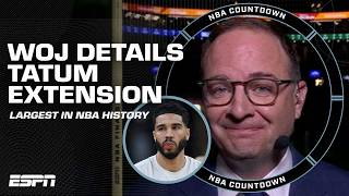 Woj: Celtics will SOON present Jayson Tatum with the LARGEST CONTRACT IN NBA HISTORY | NBA Countdown