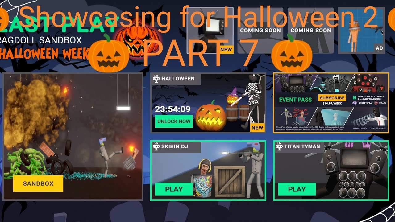 Playing for Halloween Event Part 7! (Special Halloween Update)