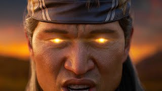 Fire God Liu Kang Transformation Scene (2023) - Mortal Kombat 1 \& MK11