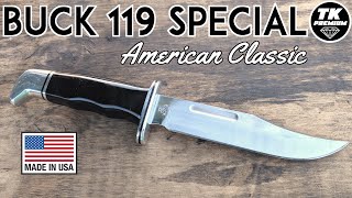 Buck 119 Special Fixed Blade Hunting Knife  American Classic