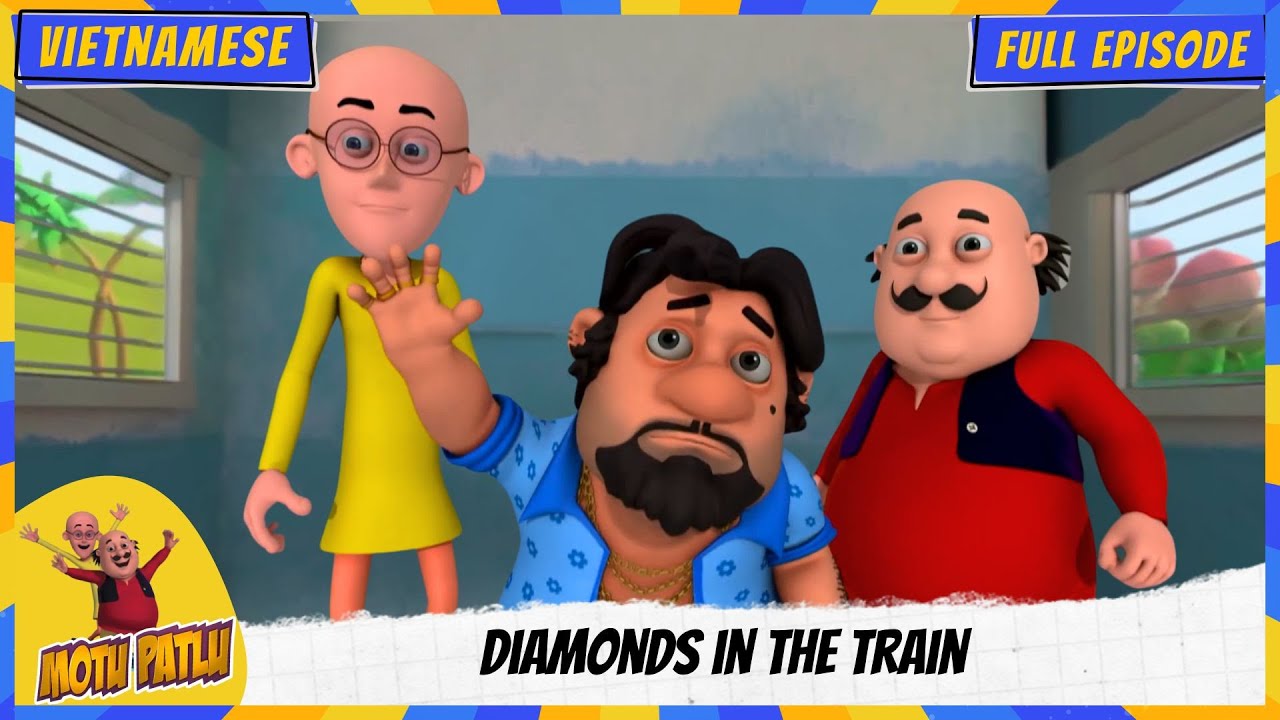 Motu Patlu | Full Episode | Diamonds in the train | Vietnamese