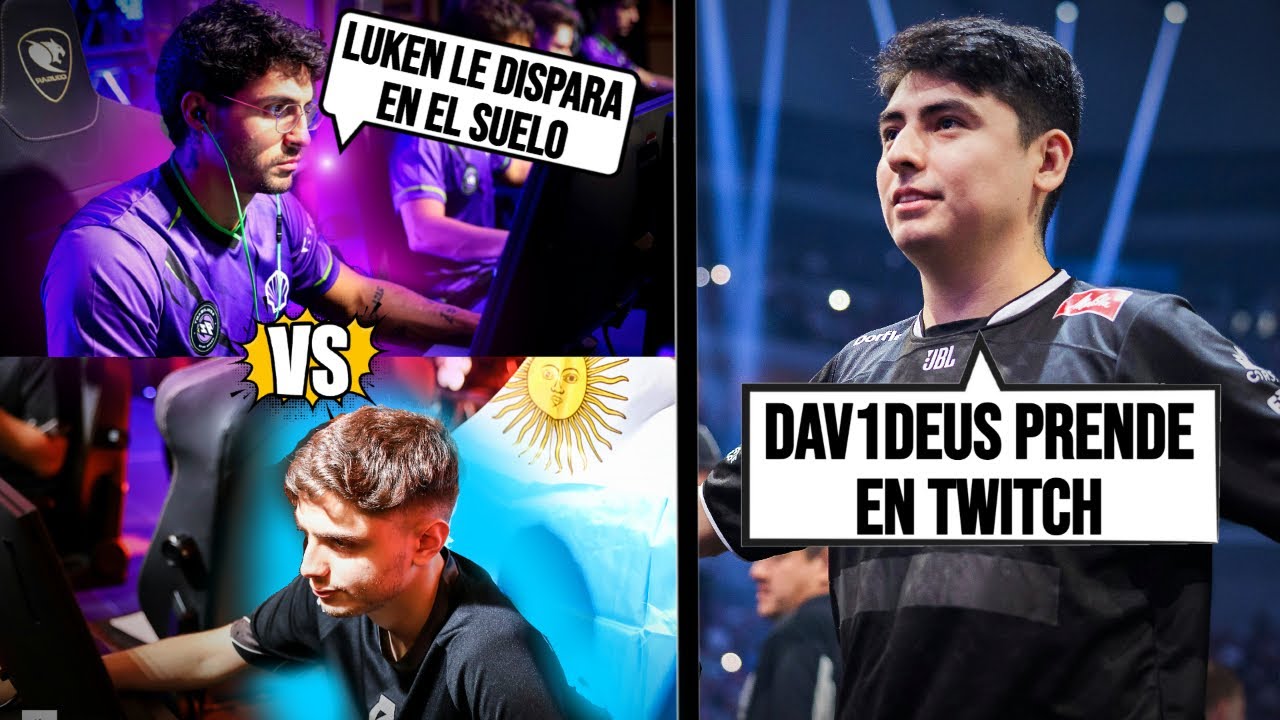 LUKEN en MODO TOXICO vs TOMASZIN y DAV1DEUS PRENDE en TWITCH...!