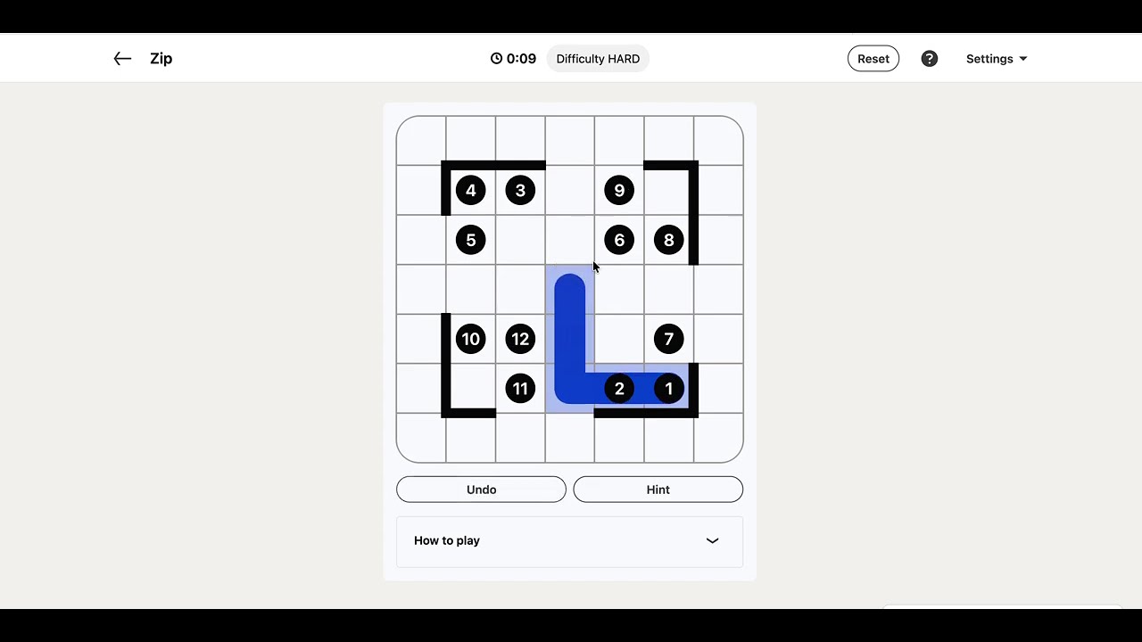 LinkedIn Zip Answer Today | 07 June 2026 - Puzzle #447