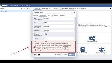 ERRO AO CONECTAR BANCO POSTGRESQL:  Unable to connect to server: connection to server at "localhost"