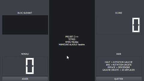 Tetris [2019] - C++/Qt