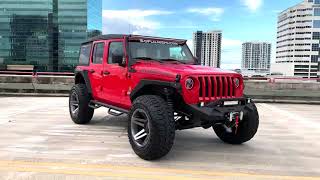 Player Profile Red Wrangler JL Silver SoFlo Rims