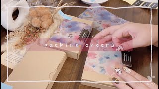 【packing】ご購入頂いたアクセサリーの梱包♡　購入に関するよくある質問について　作業音ASMR