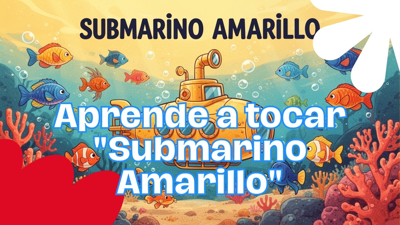 Submarino amarillo Guitarra fácil