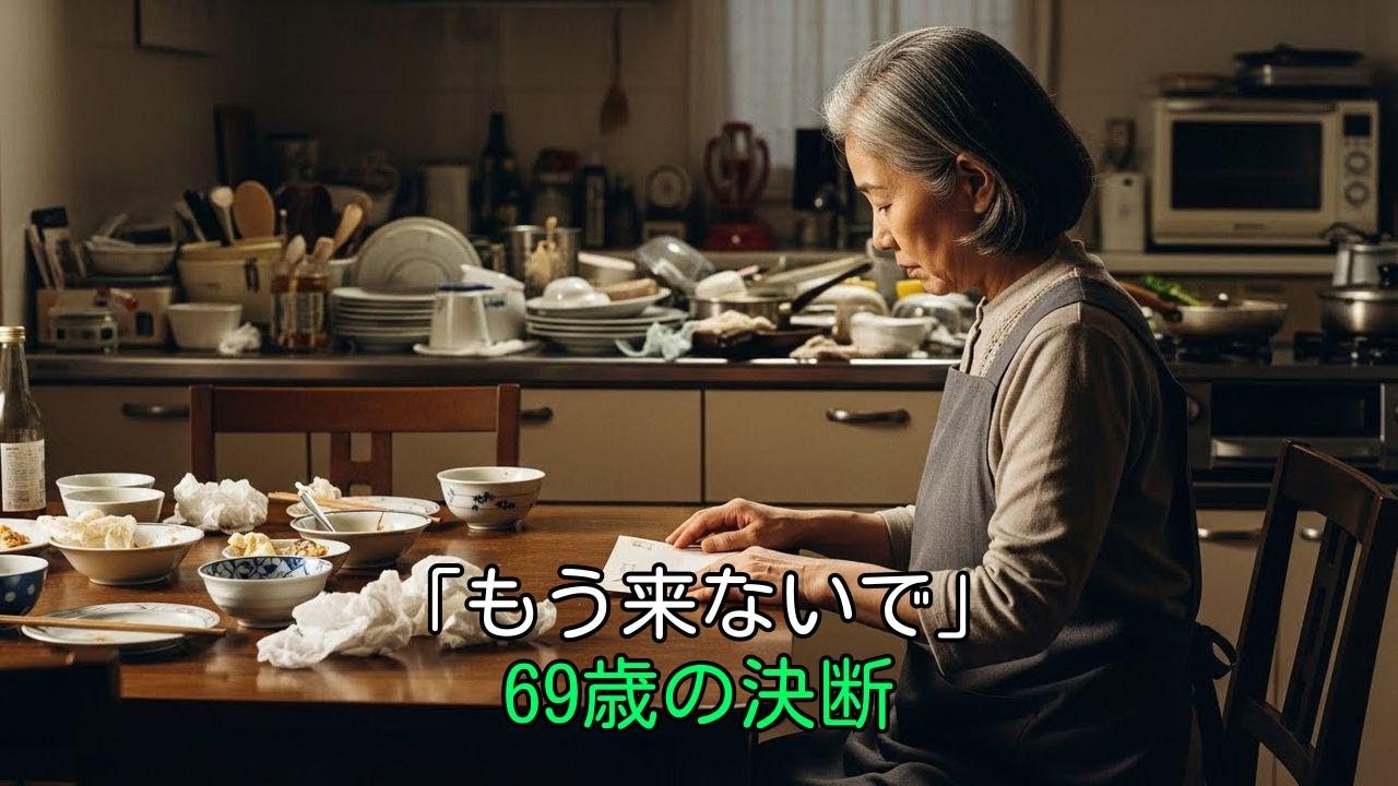 「もう来ないで！」69歳母が沈黙を破った日—盆の地獄が終わる