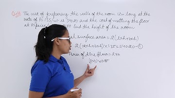 Class10th – RD Sharma – Problem-6 on Surface area and volume of Cube and Cuboid | Tutorials Point