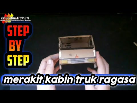 Merakit kabin miniatur truk ragasa  hand made YouTube