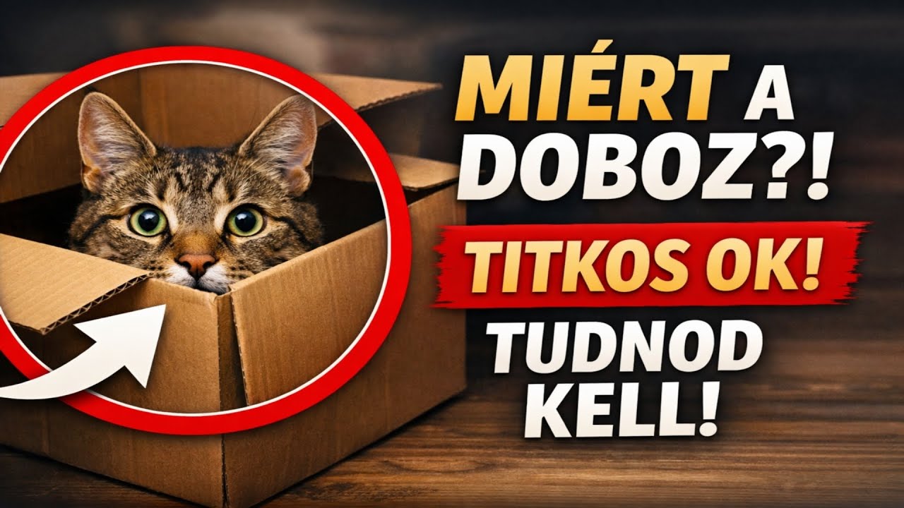 A macskád EZÉRT választja a dobozt helyetted! 🙀 A TITOK, amit minden gazdinak tudnia kell!