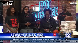 5-star wideout Dakota Guerrant commits to Oregon on the Pat McAfee Show