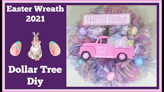 Easter Wreath Diy 2021 Dollar Tree Diy