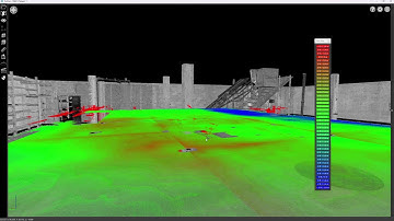 Concrete Elevation Heat Map with LiDAR | Precision 3D Scanning Denver