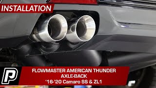 2016-2020 Camaro SS Flowmaster Exhaust Installation - Phastek