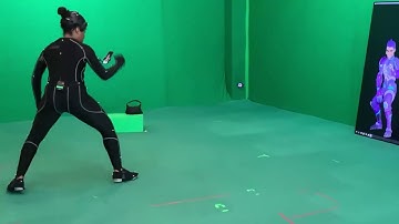 Virtual Production (MOCAP) -- Magic Mirror with iPhone and Optitrack