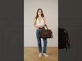 Sac chocolat en nubuck, détail mode assumé. 🤎 💼 💫👉Lien du produit dans le 1er commentaire.