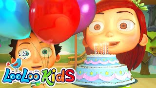 Vignette de la vidéo "HAPPY BIRTHDAY - Fun Birthday Party Song - LooLoo Kids Nursery Rhymes and Kids Songs"