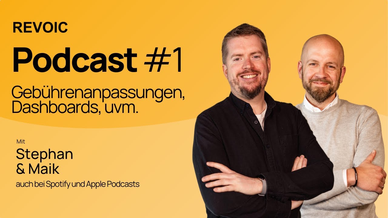 REVOIC Podcast - Episode #1 - Amazons Gebührenanpassungen, Custom Dashboards, ASK Kongress im März