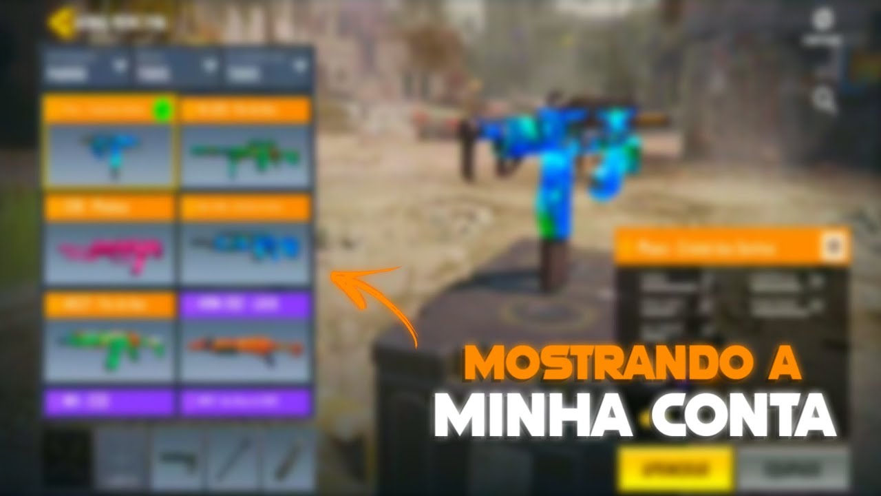 🔥 MOSTRANDO A MINHA CONTA DO CALL OF DUTY MOBILE - GUITTSS BURGUÊS.