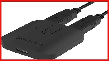 SABRENT USB 2.0 Sharing Switch for Multiple Computers and Peripherals LED Device Indicators