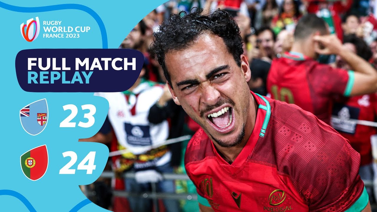 The biggest upset in rugby history? | Fiji v Portugal | Rugby World Cup 2023 | Full Match Replay