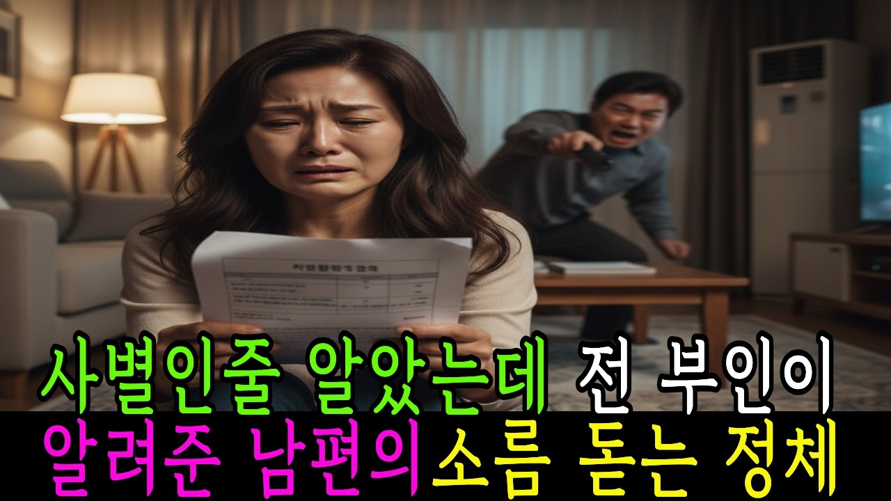 자식들 반대에도 재혼했는데 첫날부터 모든 게 무너졌습니다ㅣ시니어사연ㅣ오디오북ㅣ