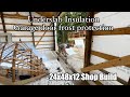 24x48x12 Shop build
