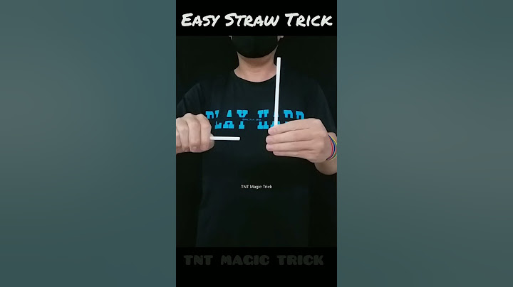 BEST Magic. Tutorial Easy Straw Trick. #magic #magictrick #bestmagic #handtrick #Shorts