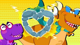 daddy is super papa dino papa t rex nursery rhymes kids