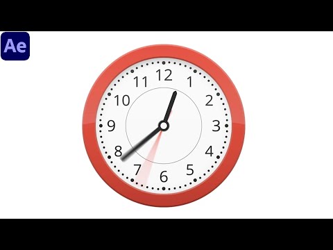 Easy 2D Clock Animation | After Effects Tutorial