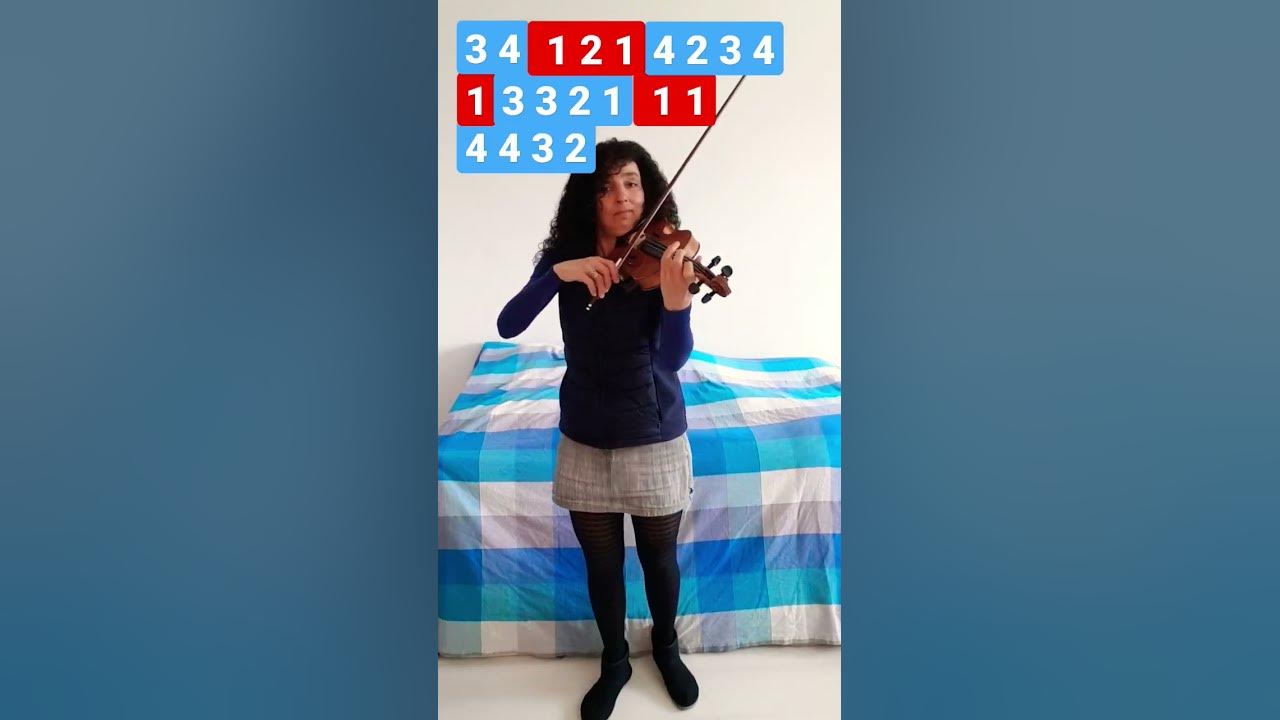 Abide With Me 🎻 Violin & Viola Tutorial With Color Coded Strings 🔴🔵