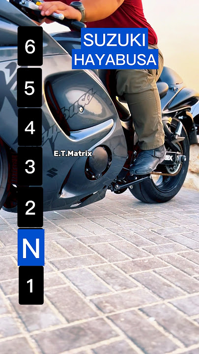 Maximum speed for each gear on a Suzuki Hayabusa