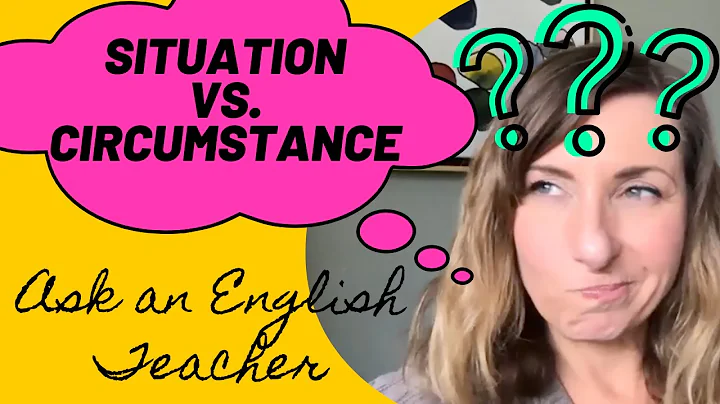 Situation vs. Circumstance - What's the difference? 🤔 - 天天要聞