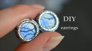 Polymer Clay Mokume Gane Tutorial: Create Gorgeous Stud Earrings for Beginners