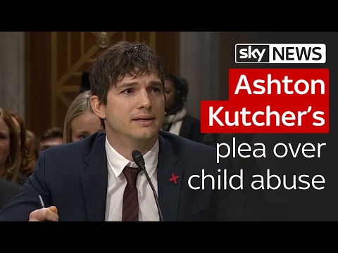 Ashton Kutcher's emotional call for 