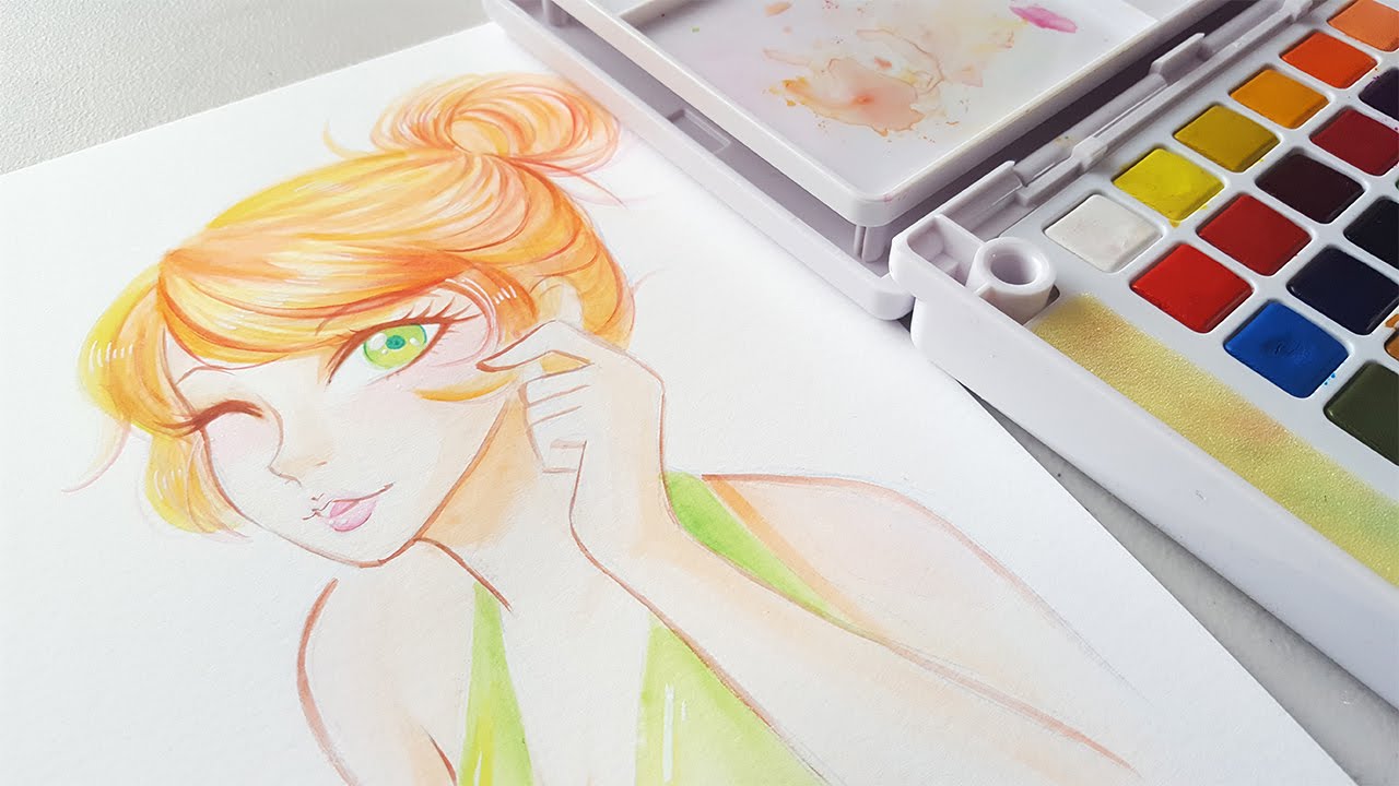 Citrus Summer - Watercolor Speedpaint ♡ iiKiui
