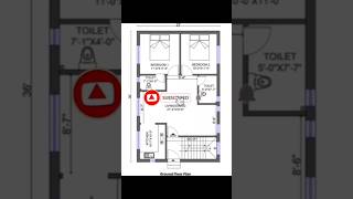 House Design | 23' x 36' (828 Sq. Ft.) Home Plan & Elevation